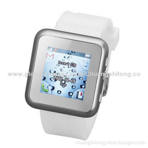 New Watch Cell Phone with 1.4-inch Touch Screen Quad Band Single SIM
